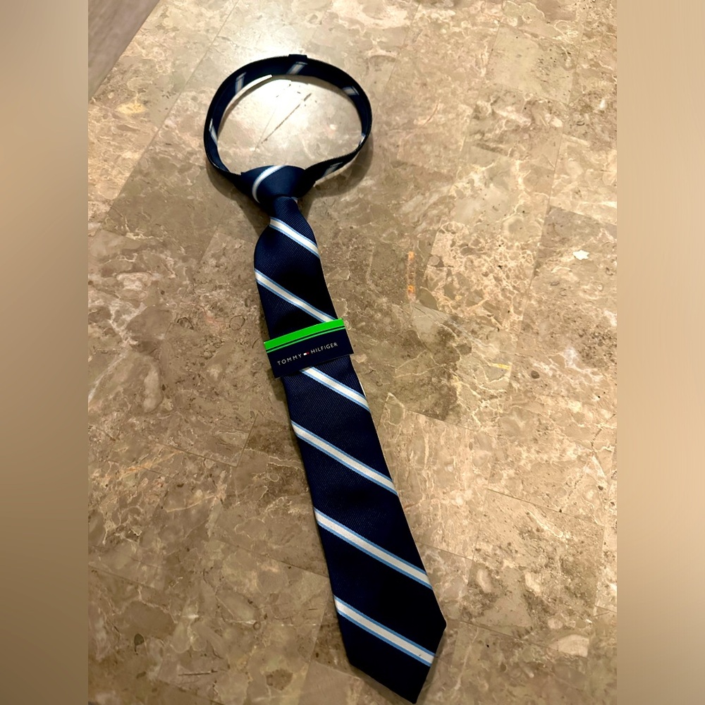 Kids Tommy  Hilfiger Repp Stripe Tie